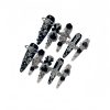 Luxury Gothic Black Press On Nails with 3D Silver Crosses & Charms - Extra Long Stiletto False Nails Set with Adhesive Tabs
